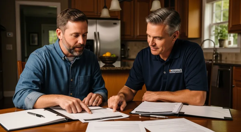 Questions for roofing contractor about insurance, estimates, and vetting
