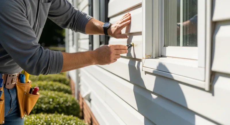 Siding contractors Fairfax VA inspections repairs and loose vinyl siding guide