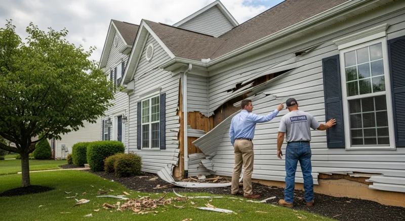 Siding insurance coverage: homeowners insurance vs home warranty for siding replacement