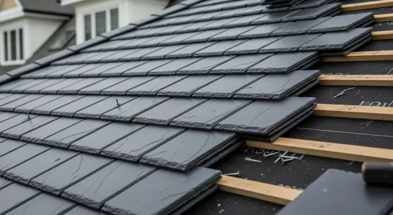 Synthetic slate roofing installation and presidential shingles guide